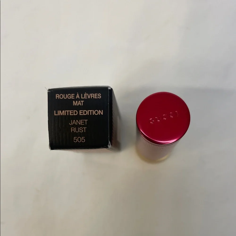 Gucci Rouge a Lèvres Mat Lipstick Limited Edition Janet Rust 505 NIP